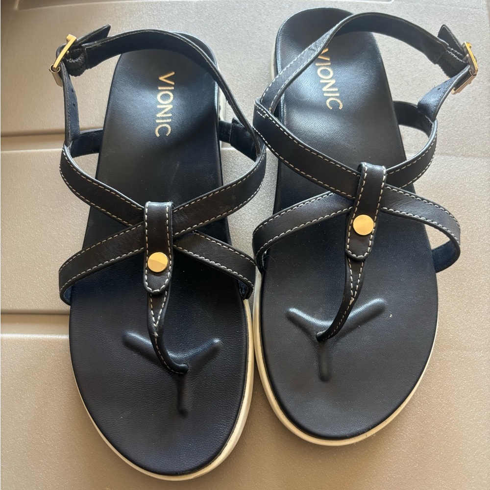Vionic Veranda Navy Blue Sandals